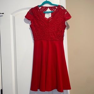 ✨❤️ Red Lace Formal Dress ❤️✨